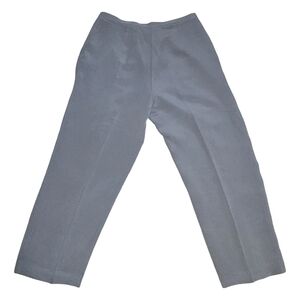 Amanda Smith Silk Trousers Gray Size 14